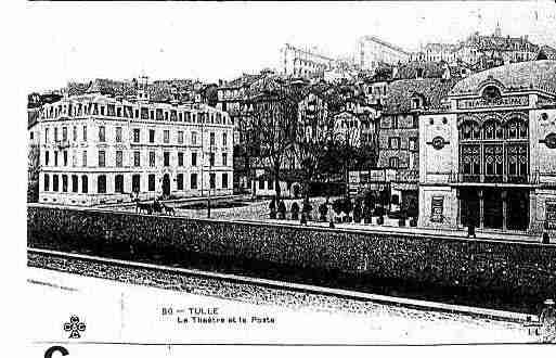 Ville de TULLE Carte postale ancienne