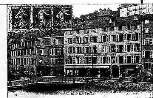 Ville de TULLE Carte postale ancienne