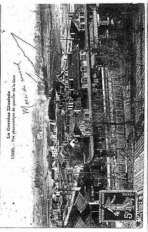 Ville de USSEL Carte postale ancienne