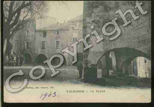 Ville de VALBONNE Carte postale ancienne