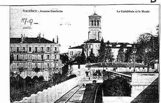 Ville de VALENCE Carte postale ancienne