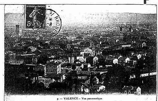 Ville de VALENCE Carte postale ancienne