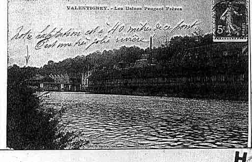 Ville de VALENTIGNEY Carte postale ancienne