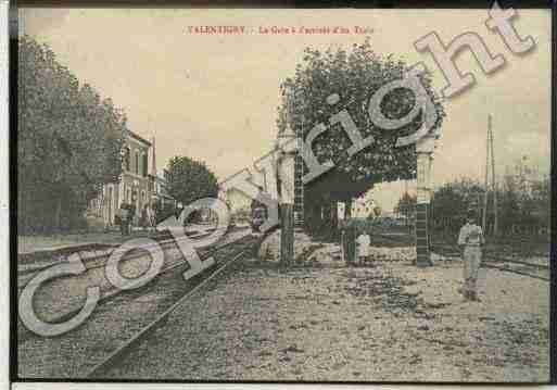 Ville de VALLENTIGNY Carte postale ancienne