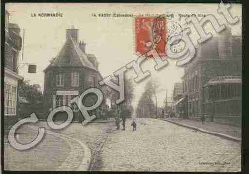 Ville de VASSY Carte postale ancienne