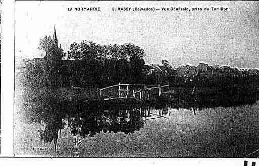 Ville de VASSY Carte postale ancienne