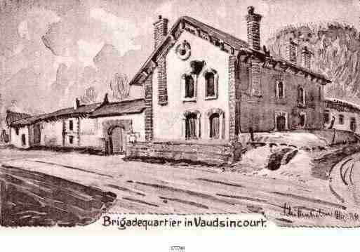 Ville de VAUDESINCOURT Carte postale ancienne