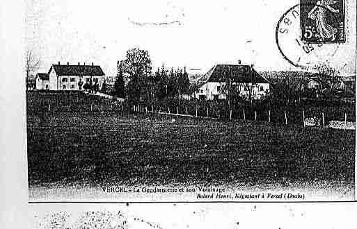 Ville de VERCEL Carte postale ancienne