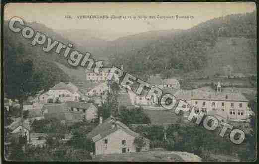 Ville de VERMONDANS Carte postale ancienne