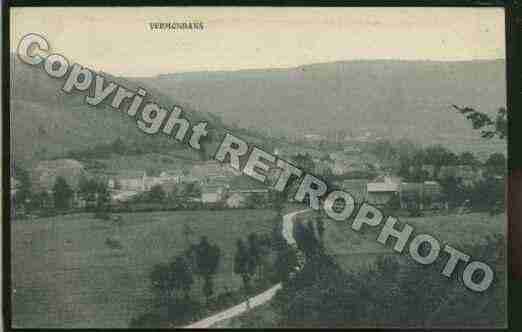 Ville de VERMONDANS Carte postale ancienne