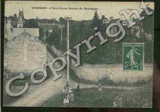 Ville de VERSON Carte postale ancienne