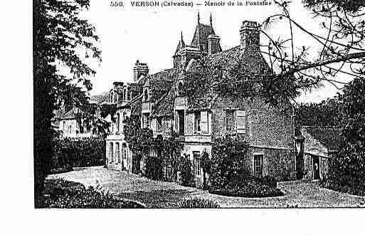 Ville de VERSON Carte postale ancienne