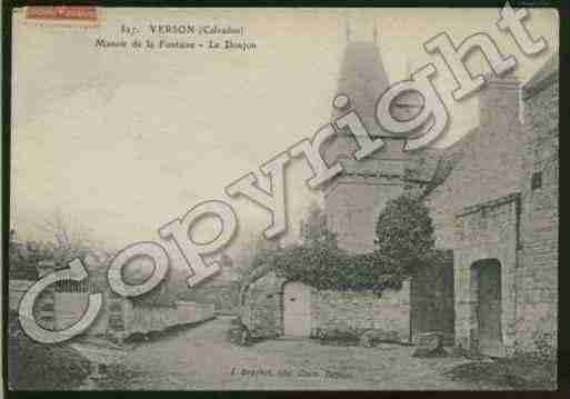 Ville de VERSON Carte postale ancienne