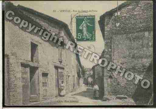Ville de VERTEUILSURCHARENTE Carte postale ancienne Ville de VERTEUILSURCHARENTE Carte postale ancienne