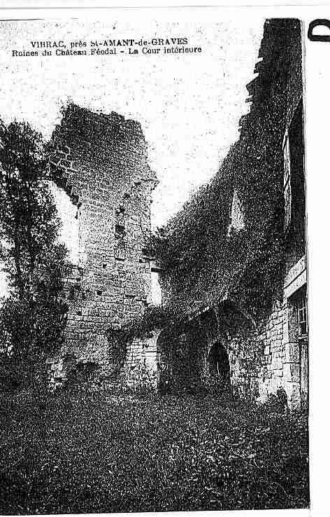 Ville de VIBRAC Carte postale ancienne