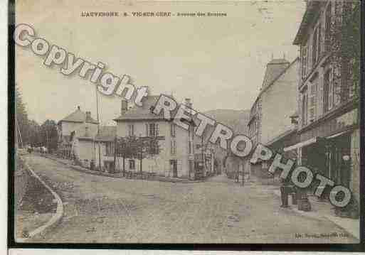 Ville de VICSURCERE Carte postale ancienne