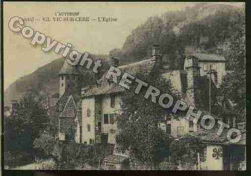 Ville de VICSURCERE Carte postale ancienne