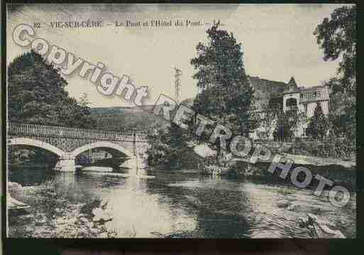 Ville de VICSURCERE Carte postale ancienne