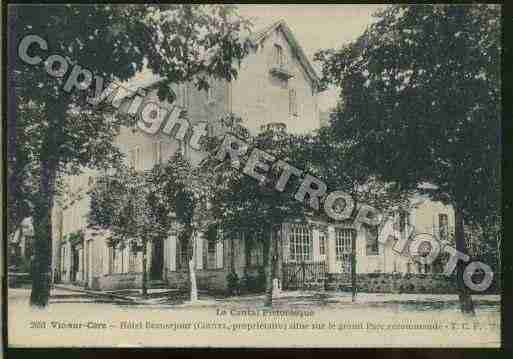 Ville de VICSURCERE Carte postale ancienne