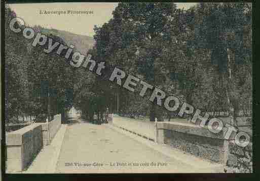 Ville de VICSURCERE Carte postale ancienne