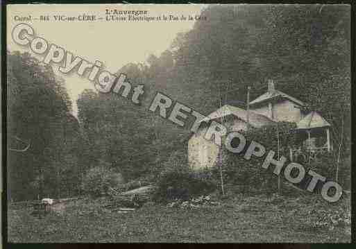 Ville de VICSURCERE Carte postale ancienne