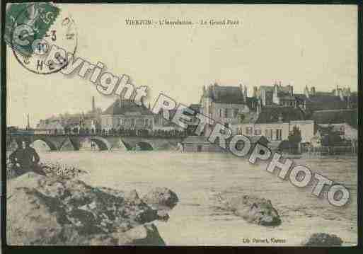 Ville de VIERZON Carte postale ancienne