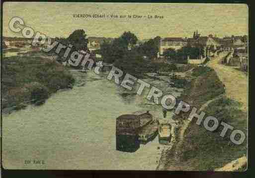Ville de VIERZON Carte postale ancienne
