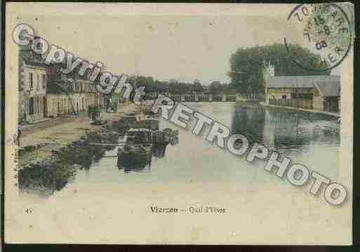 Ville de VIERZON Carte postale ancienne