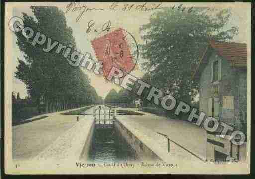 Ville de VIERZON Carte postale ancienne