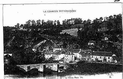 Ville de VIGEOIS Carte postale ancienne