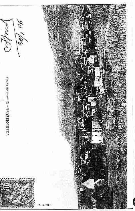 Ville de VILLEBOIS Carte postale ancienne Ville de VILLEBOIS Carte postale ancienne