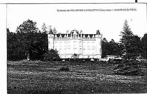 Ville de VILLEBOISLAVALETTE Carte postale ancienne