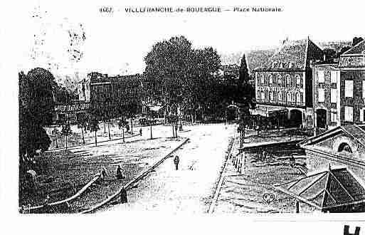 Ville de VILLEFRANCHEDEROUERGUE Carte postale ancienne