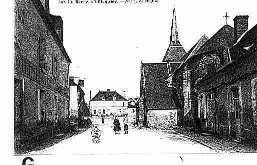 Ville de VILLEQUIERS Carte postale ancienne