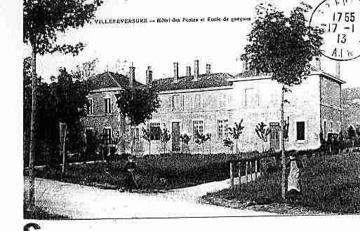 Ville de VILLEREVERSURE Carte postale ancienne