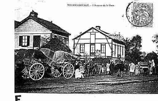 Ville de VILLERSBOCAGE Carte postale ancienne