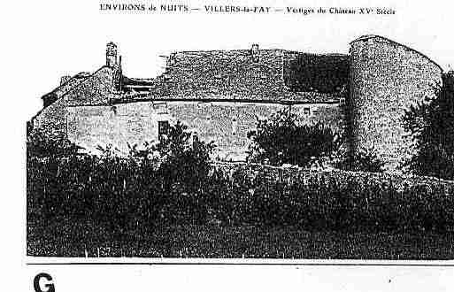 Ville de VILLERSLAFAYE Carte postale ancienne