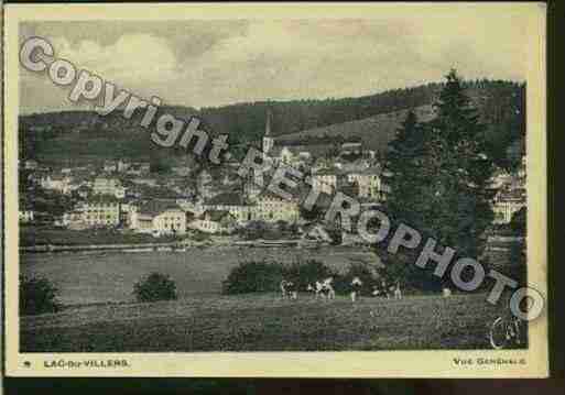 Ville de VILLERSLELAC Carte postale ancienne