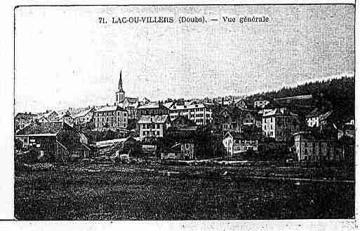 Ville de VILLERSLELAC Carte postale ancienne