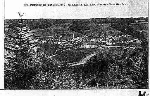 Ville de VILLERSLELAC Carte postale ancienne