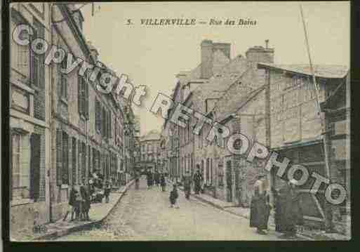 Ville de VILLERVILLE Carte postale ancienne