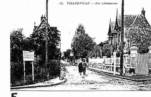 Ville de VILLERVILLE Carte postale ancienne