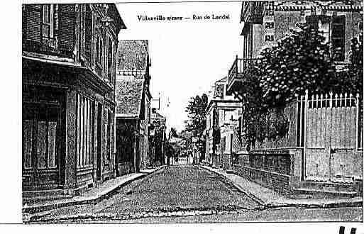 Ville de VILLERVILLE Carte postale ancienne