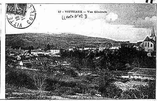 Ville de VITTEAUX Carte postale ancienne