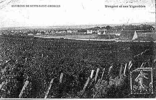 Ville de VOUGEOT Carte postale ancienne