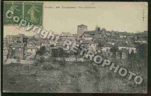 Ville de VOUTEZAC Carte postale ancienne