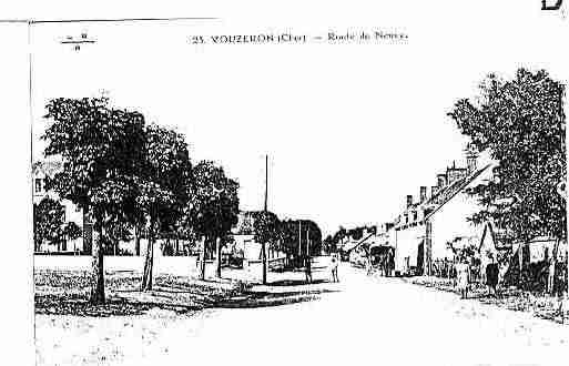 Ville de VOUZERON Carte postale ancienne