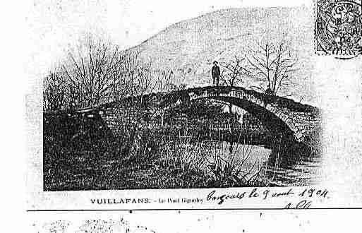 Ville de VUILLAFANS Carte postale ancienne