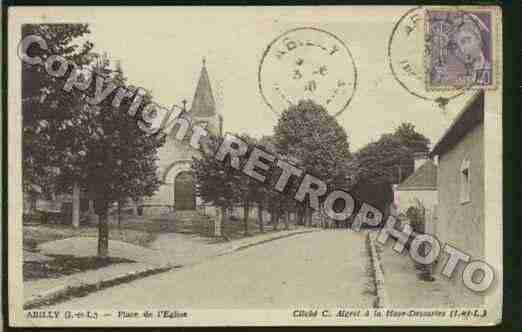 Ville de ABILLY Carte postale ancienne