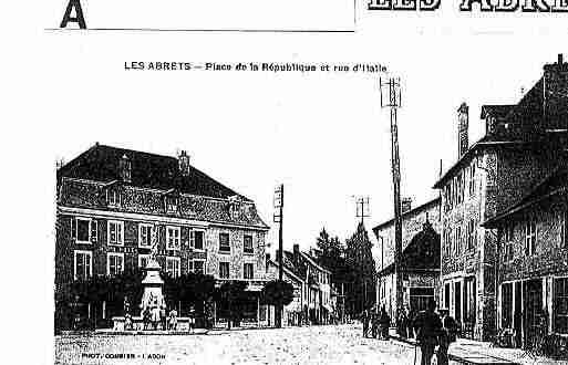 Ville de ABRETS(LES) Carte postale ancienne